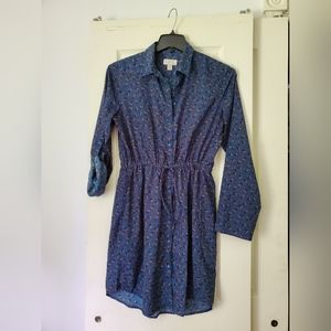 Ann Taylor Loft cinched waist dress